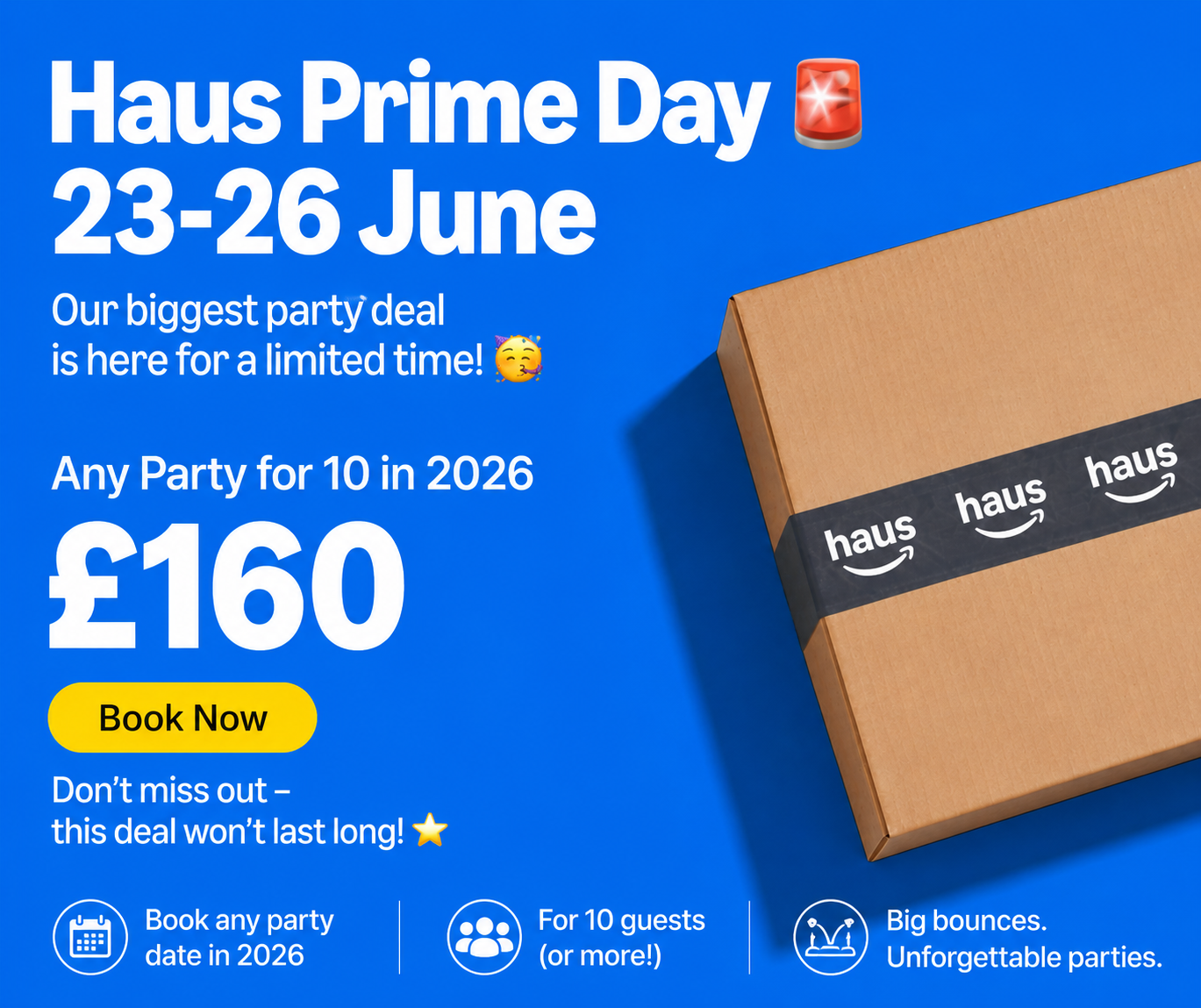 Haus Prime Day - Party for 10